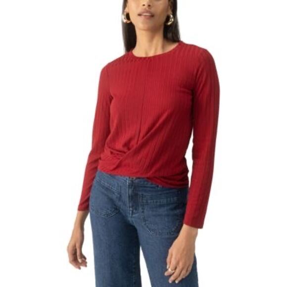 $74 New Sanctuary Women’s It Girl ribbed Top - Red - Small - Picture 1 of 8